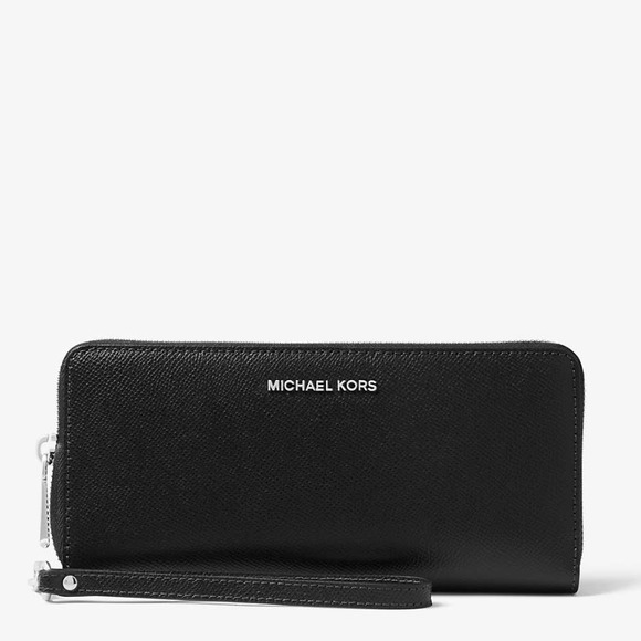 MICHAEL Michael Kors Handbags - MICHAEL MICHAEL KORS Saffiano Leather Continental Wallet Black